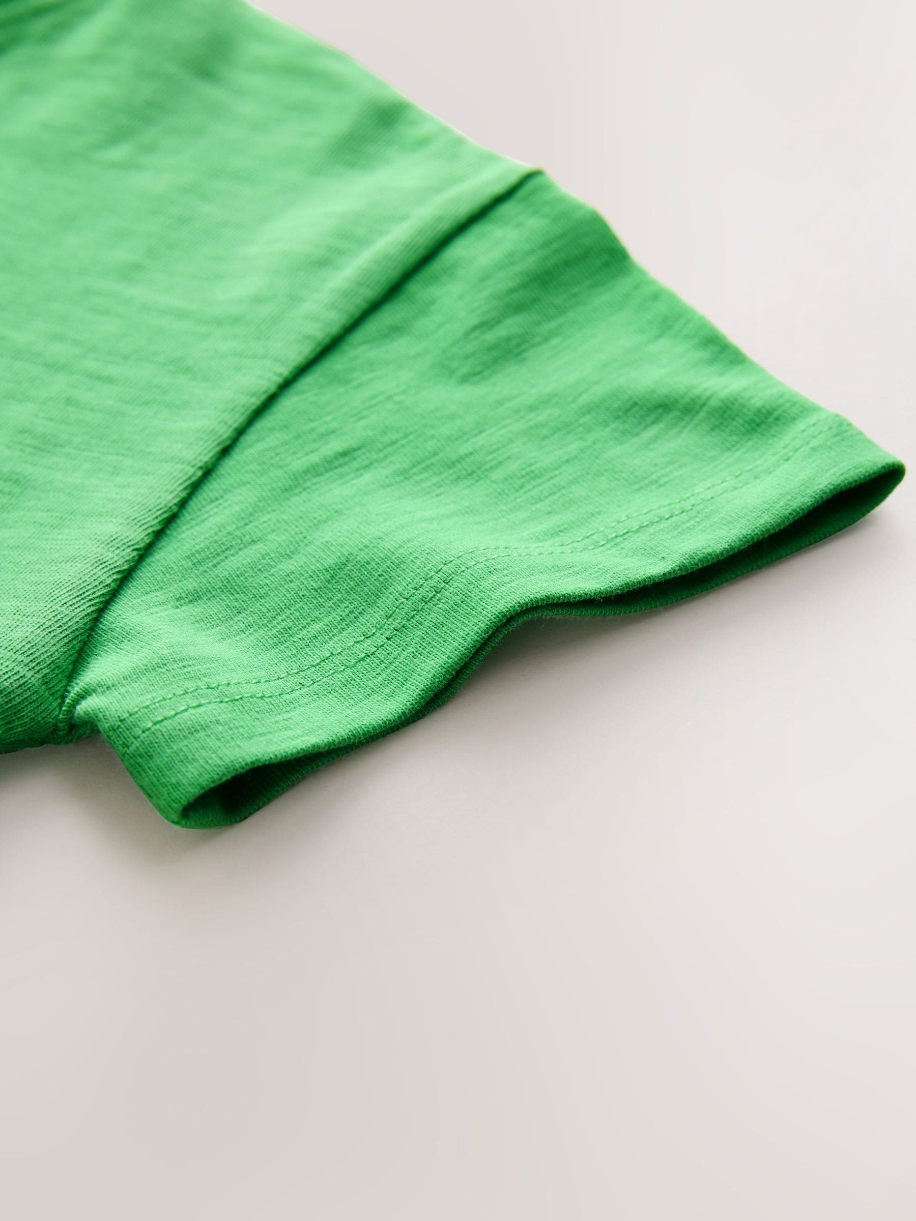 Green Rainbow Short Sleeve Embroidered T-Shirt (3mths-7yrs) image 8