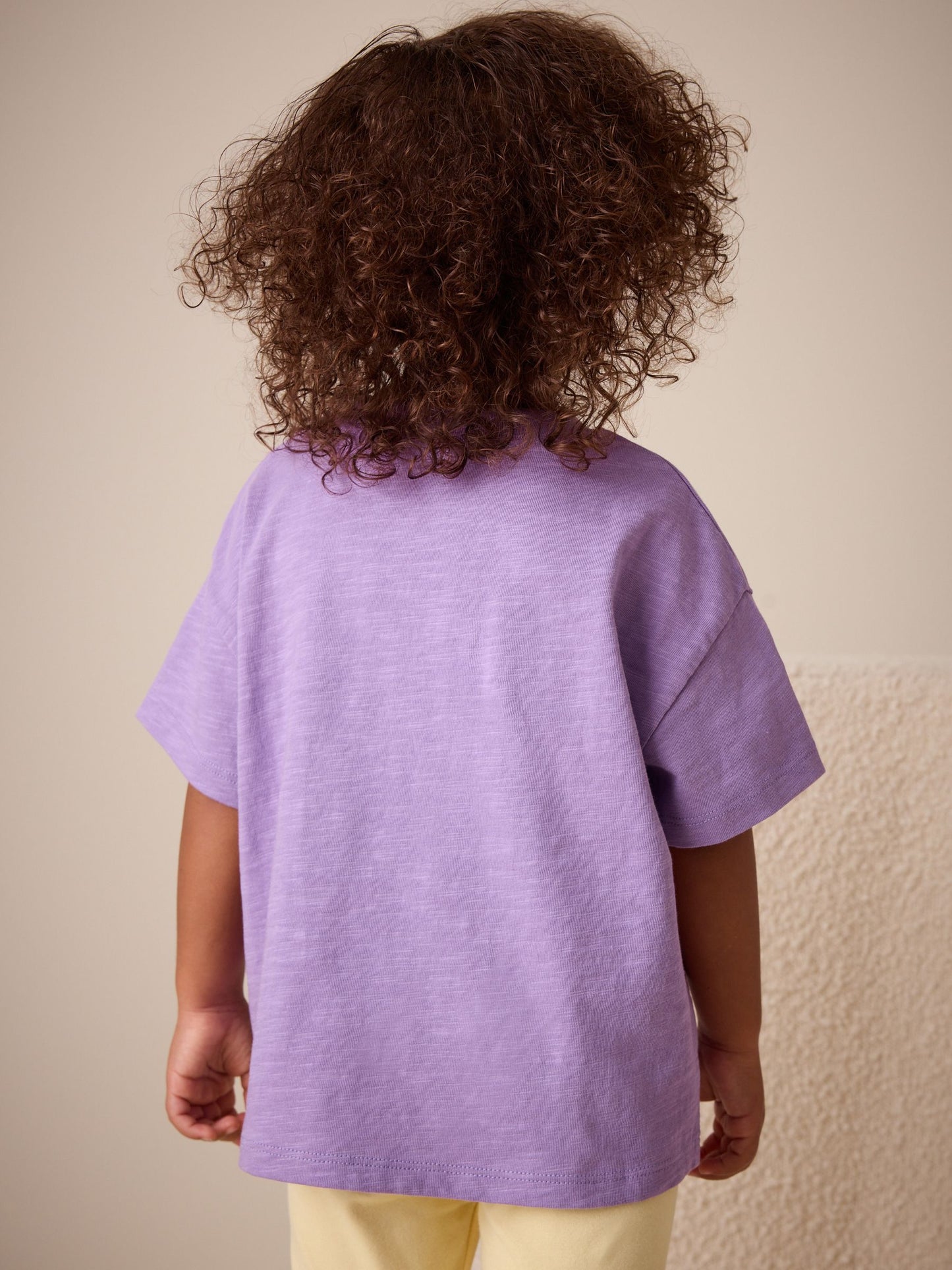 Purple Lemon Short Sleeve Embroidered T-Shirt (3mths-7yrs) image 3