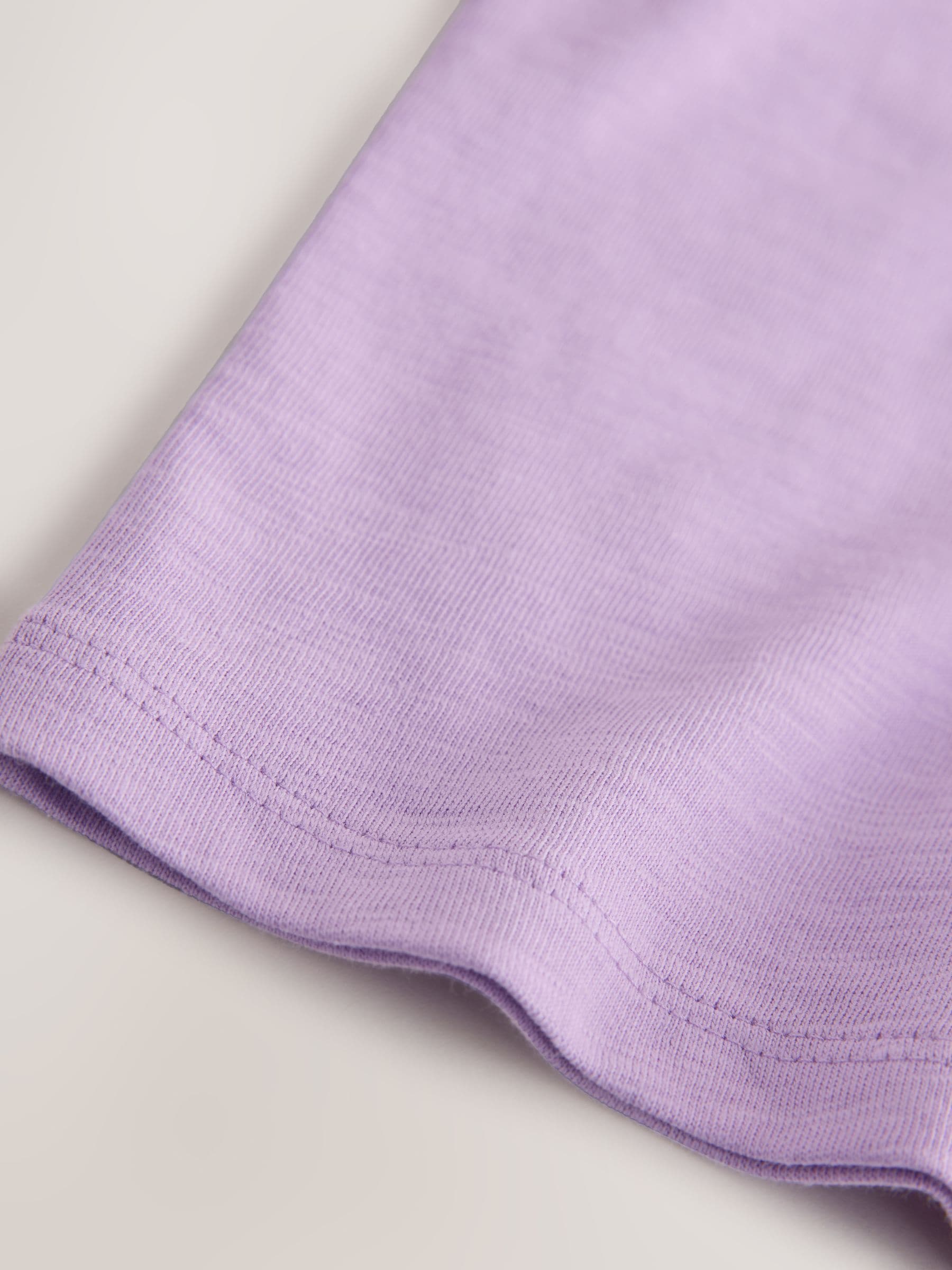Purple Lemon Short Sleeve Embroidered T-Shirt (3mths-7yrs) image 7