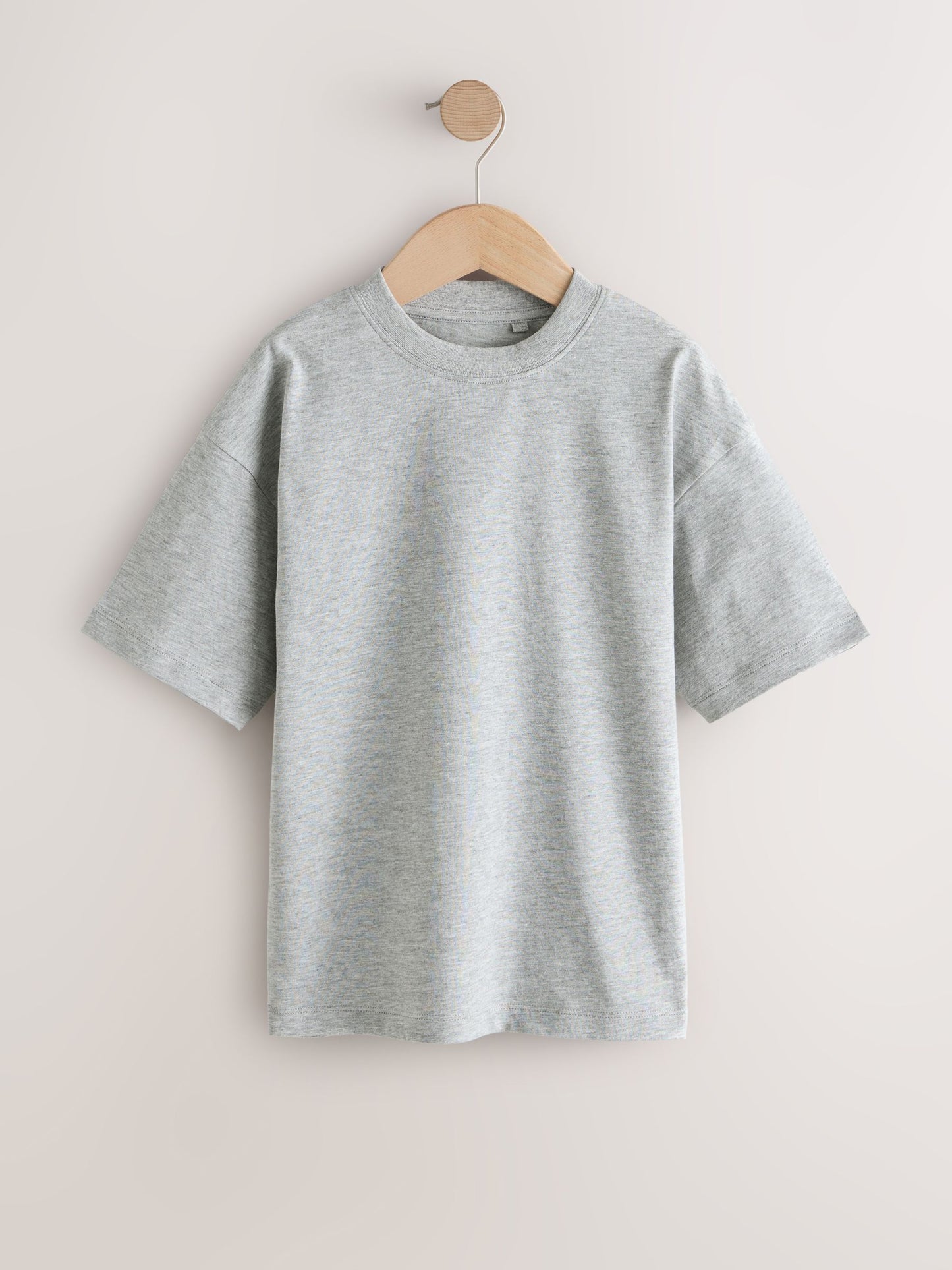 Dsiney Kidz - Black/White/Grey/Khaki Relaxed Fit Short Sleeves T-Shirts 4 Pack (3-16yrs) image 3