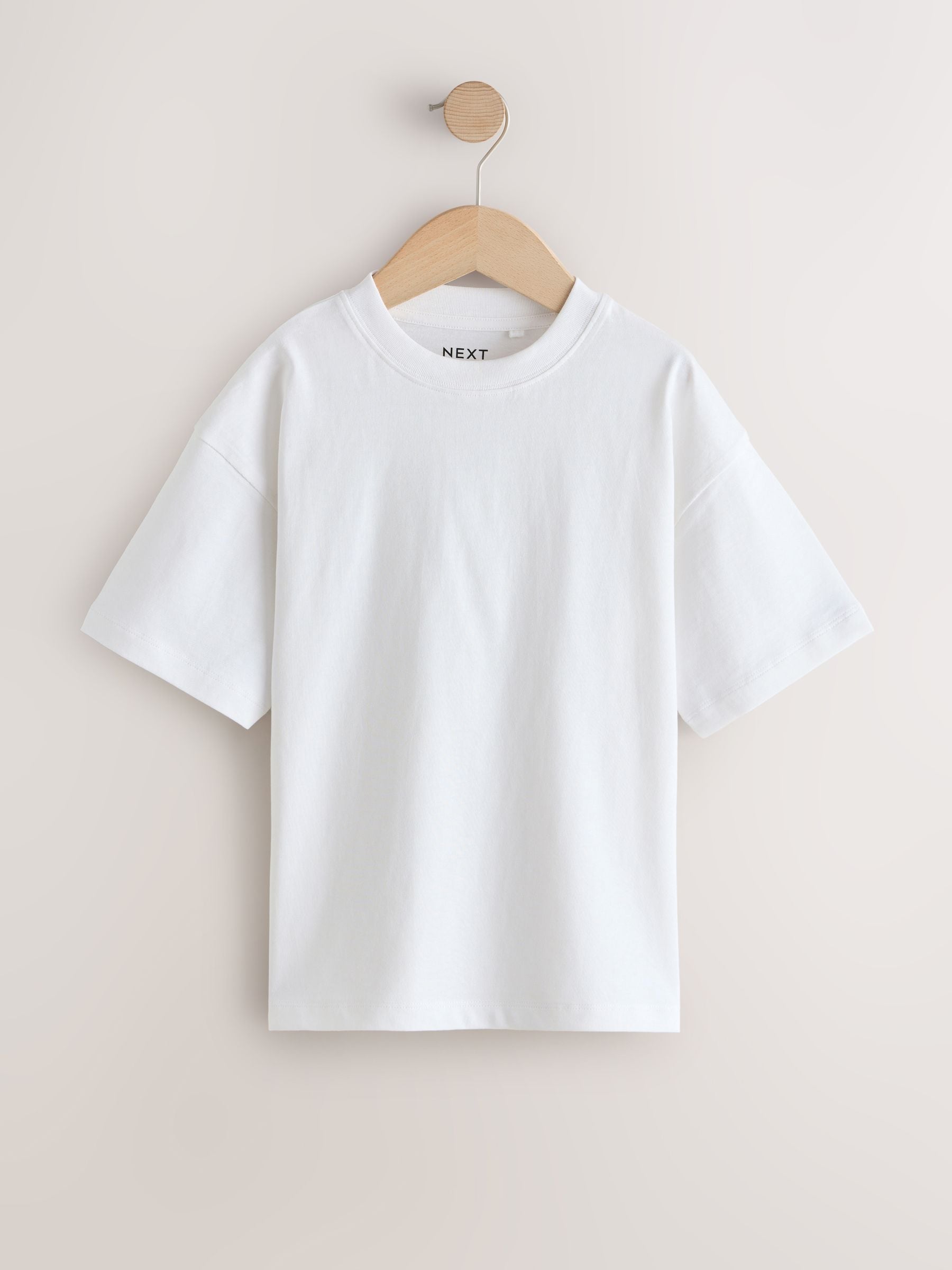 Dsiney Kidz - Black/White/Grey/Khaki Relaxed Fit Short Sleeves T-Shirts 4 Pack (3-16yrs) image 5