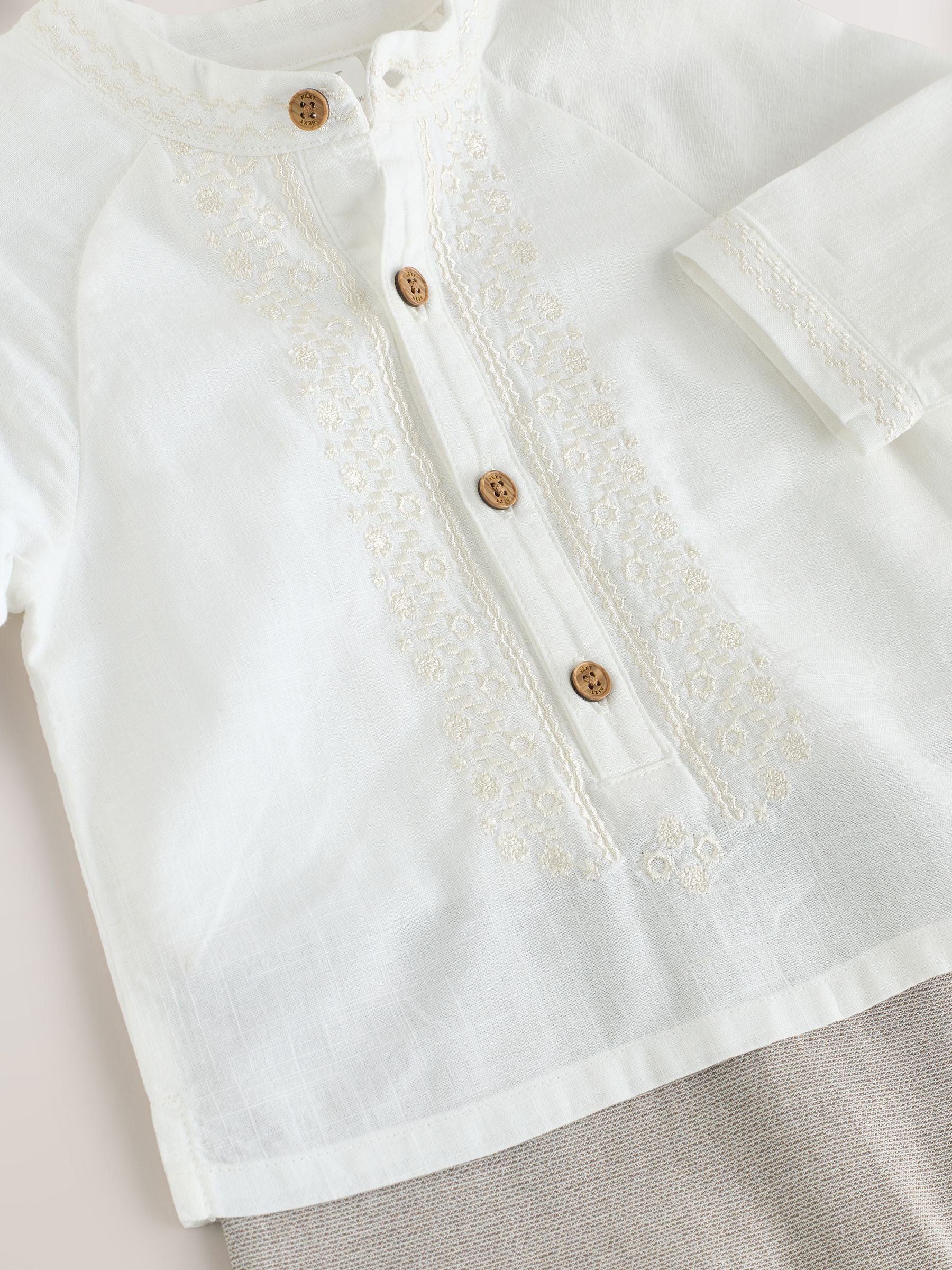 Neutral Baby Occasion Romper (0mths-2yrs) image 4
