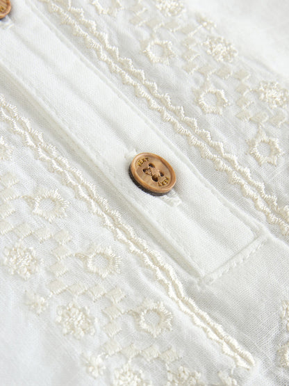 Neutral Baby Occasion Romper (0mths-2yrs) image 5