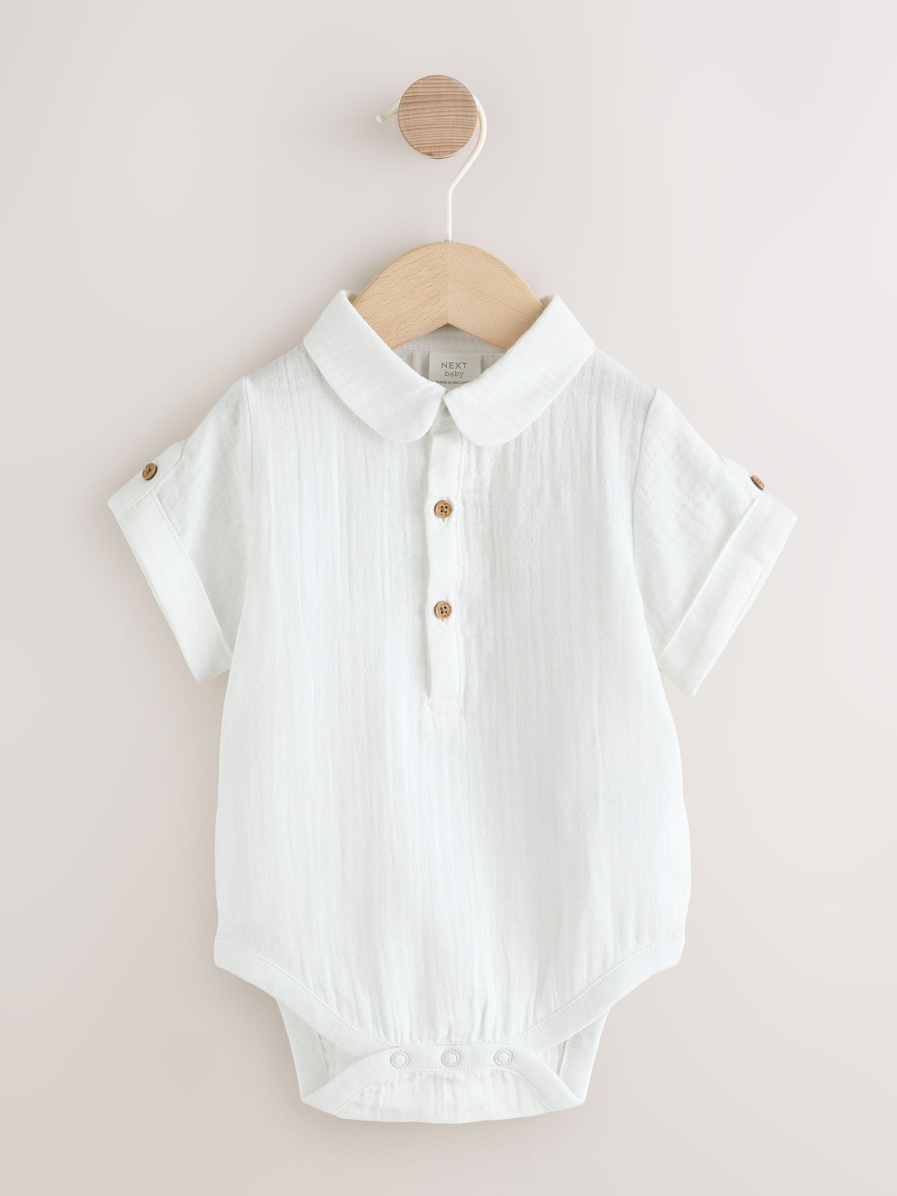 Neutral Baby Shirt Trousers and Braces Set 3 Piece (0mths-2yrs) image 3