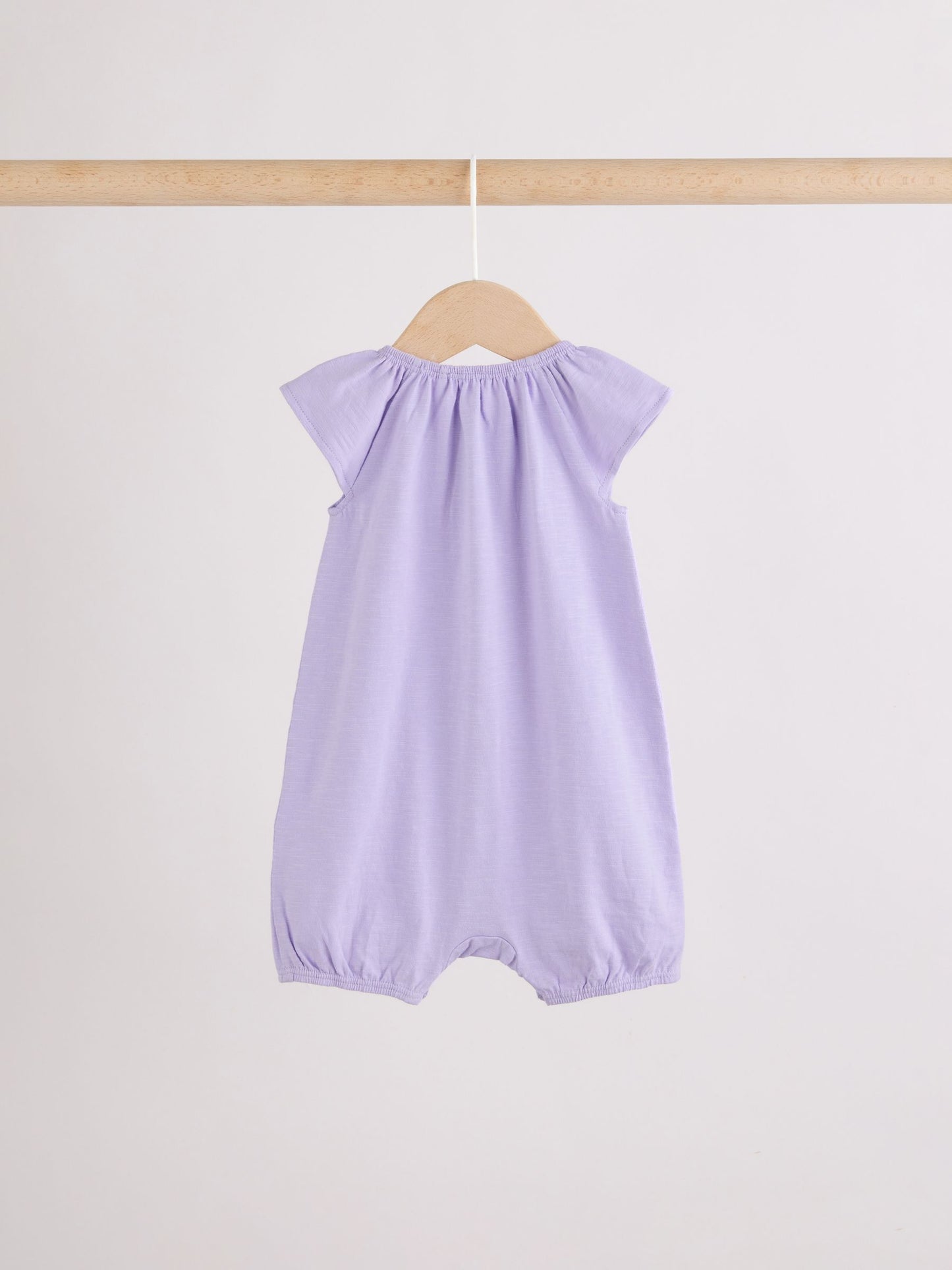 Multi Bright Floral Jersey Baby Rompers 4 Pack image 4