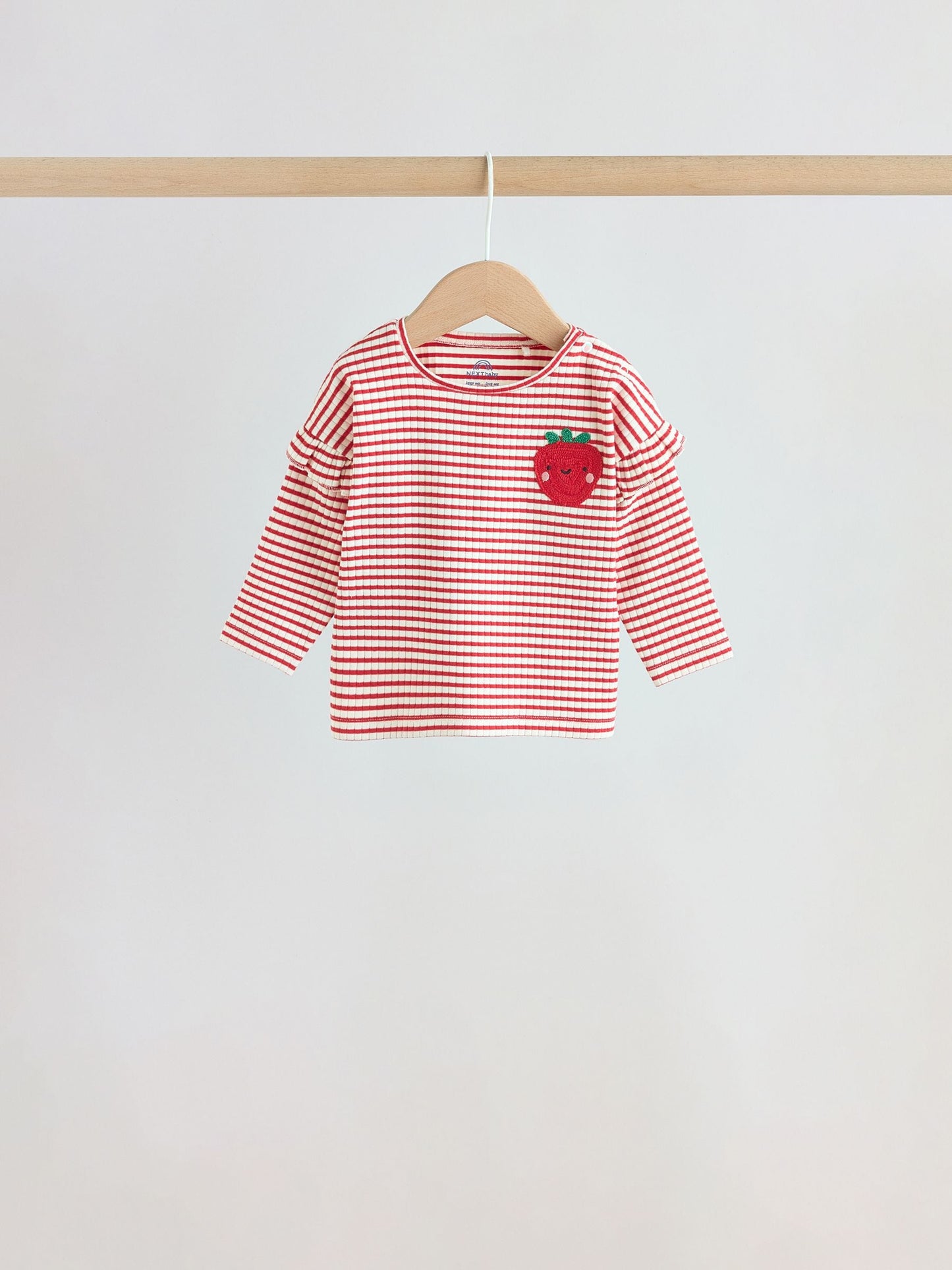 Red Strawberry Long Sleeve Top And Leggings Set 6 Piece (0mths-3yrs) image 3