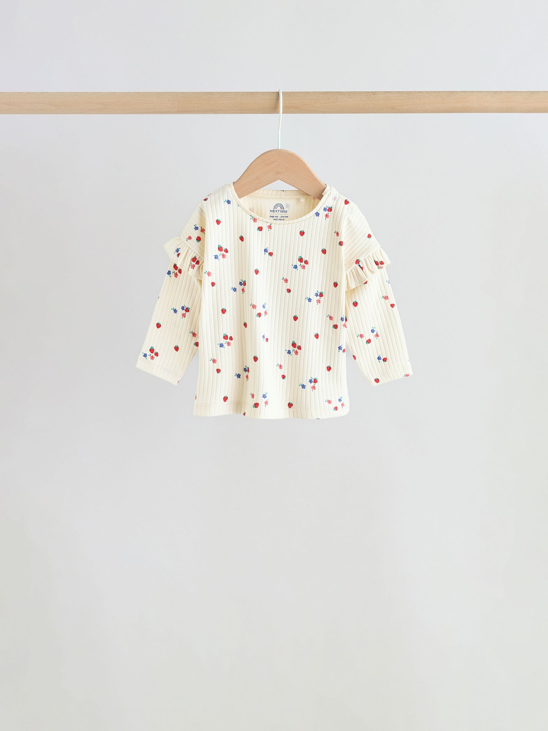 Red Strawberry Long Sleeve Top And Leggings Set 6 Piece (0mths-3yrs) image 5