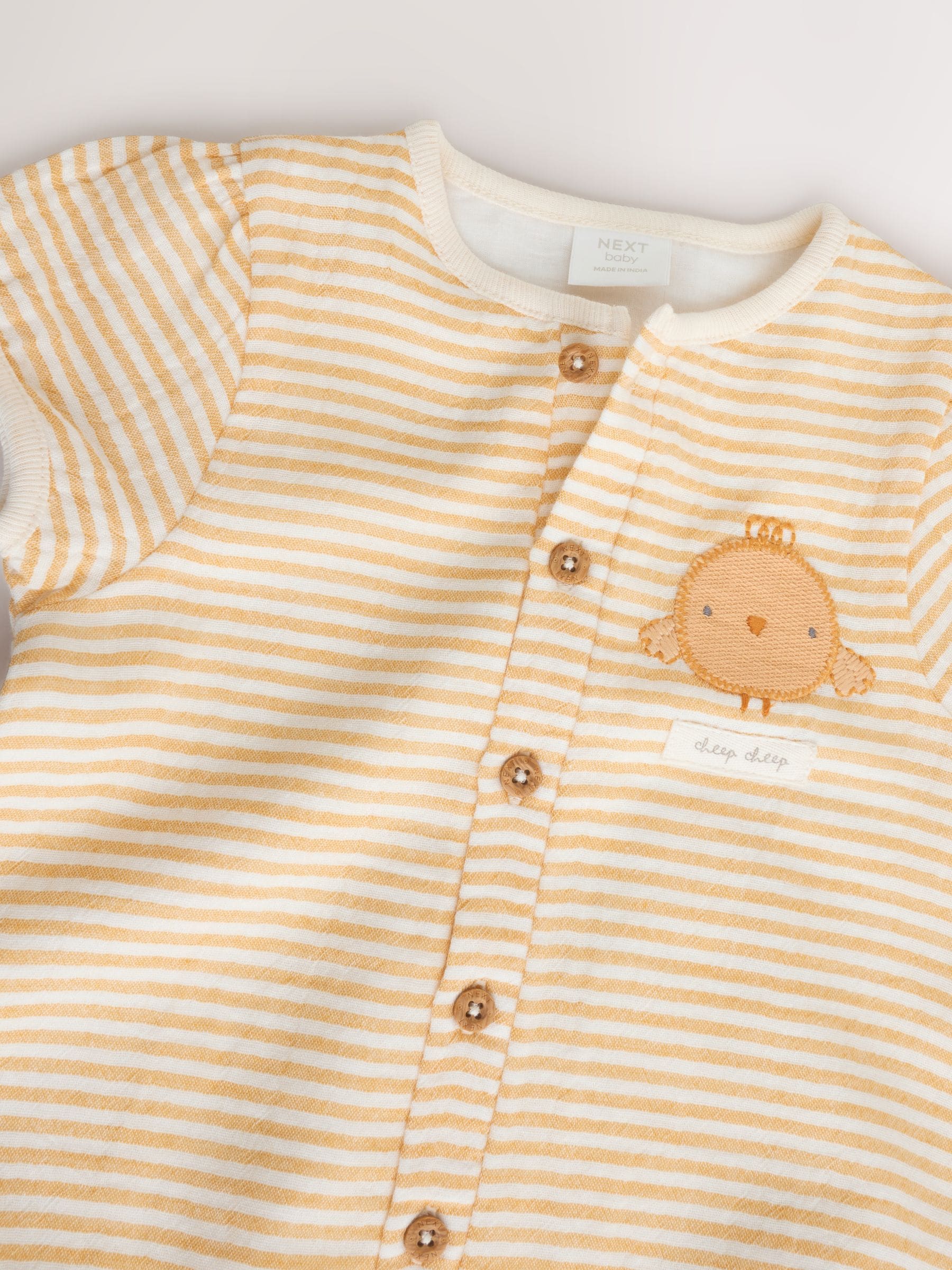 Yellow Little Chick Baby Woven Romper (0mths-3yrs) image 4