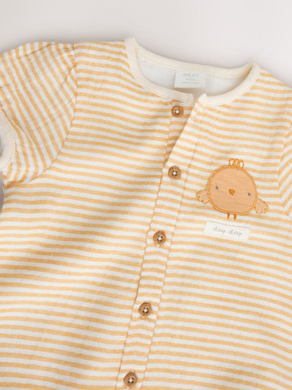 Yellow Little Chick Baby Woven Romper (0mths-3yrs) image 4