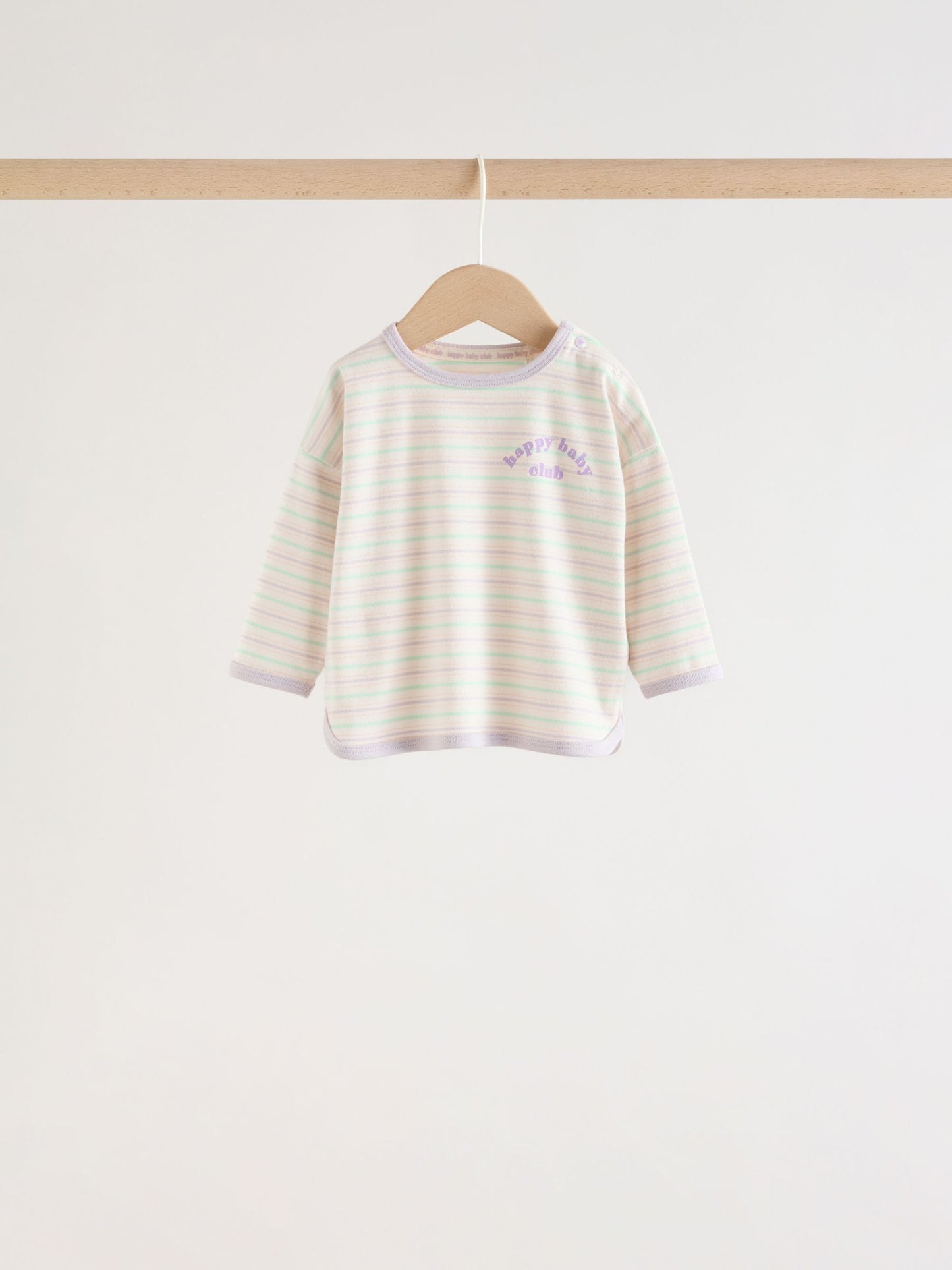Pink Stripe Long Sleeve Top And Leggings Set 6 Piece (0mths-3yrs) image 6