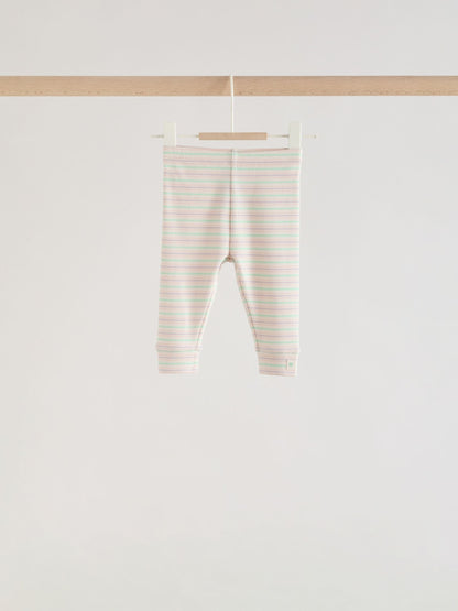 Pink Stripe Long Sleeve Top And Leggings Set 6 Piece (0mths-3yrs) image 7
