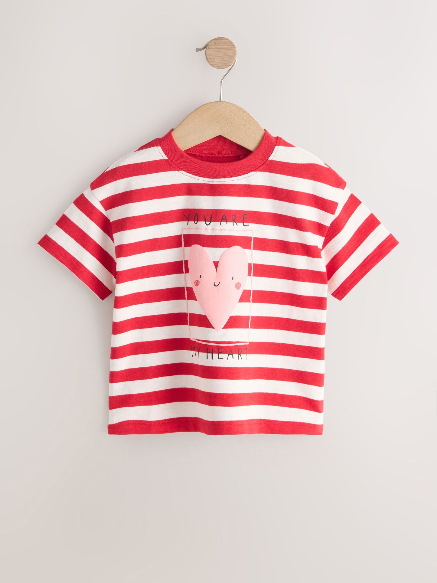 Red Heart Short Sleeve T-Shirt (3mths-7yrs) image 3