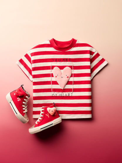 Red Heart Short Sleeve T-Shirt (3mths-7yrs) image 7