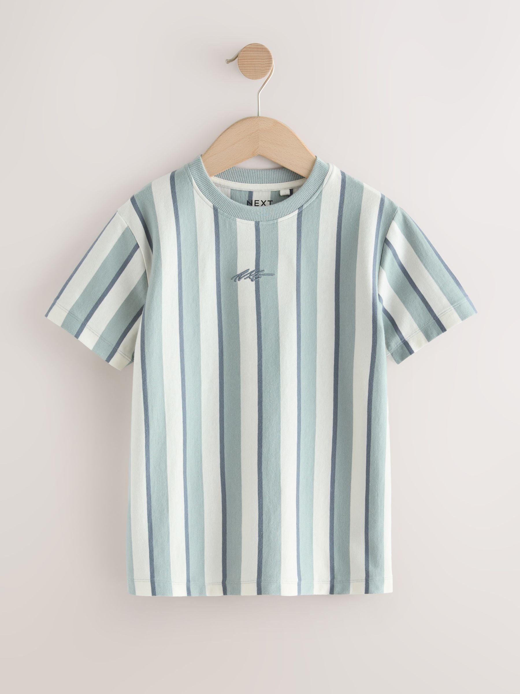 Dsiney Kidz - Mineral Stripe Regular Fit Short Sleeve Graphic Print T-Shirt (3-16yrs) image 5
