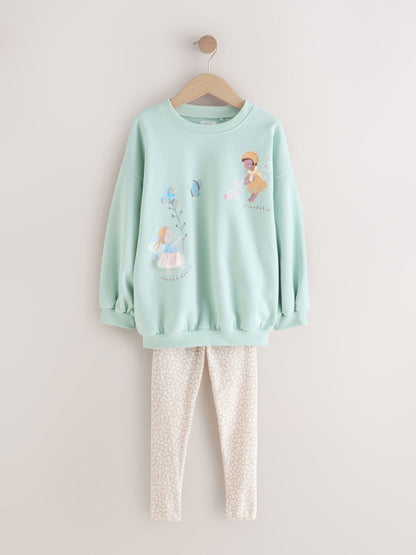 Light Blue Fairy Sweatshirt and Leggings Set (3mths-7yrs) image 4