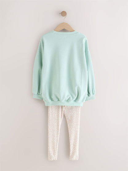 Light Blue Fairy Sweatshirt and Leggings Set (3mths-7yrs) image 6