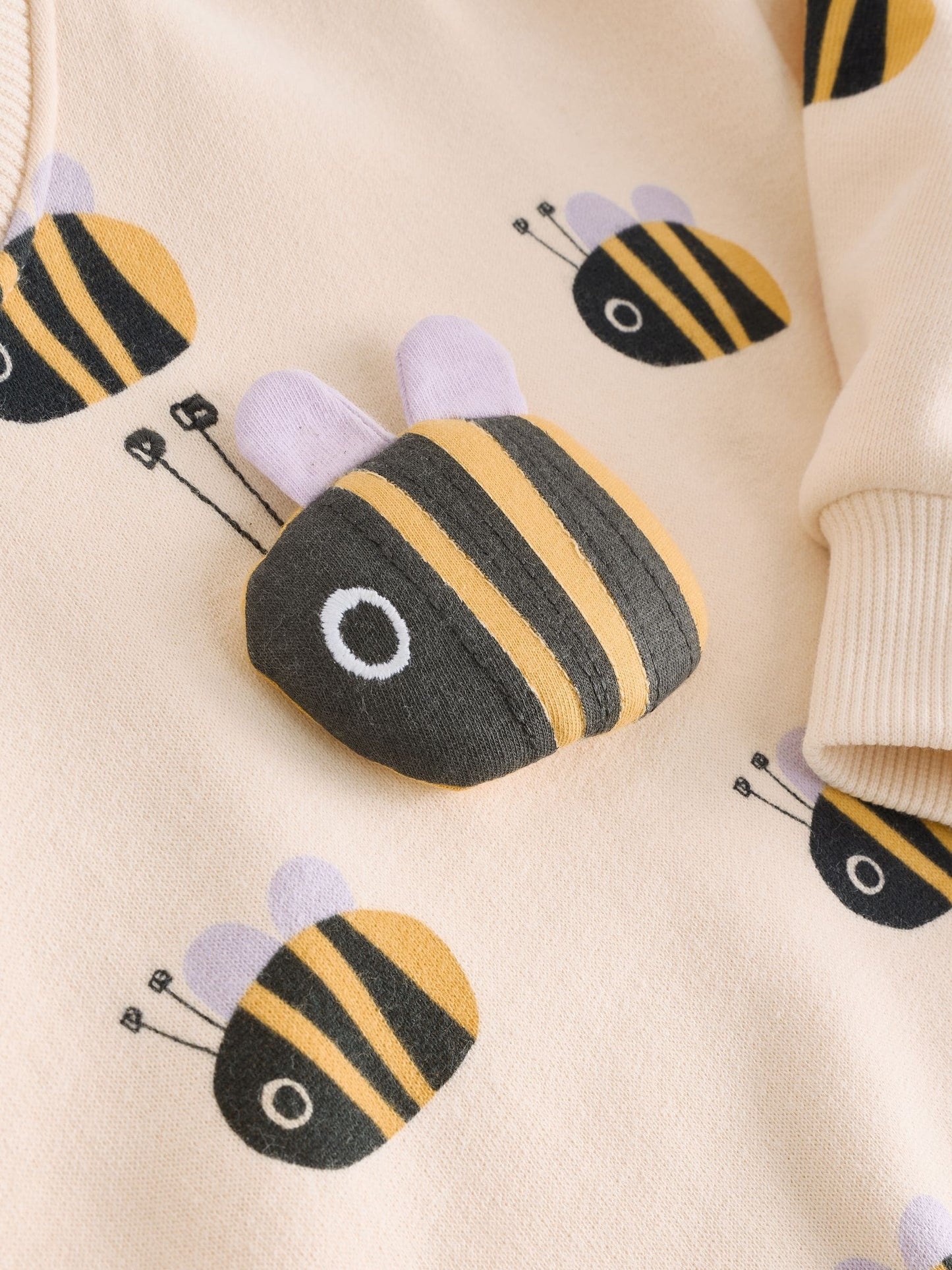 Cream Stripe Bee Sweatshirt and Leggings Set (3mths-7yrs) image 9