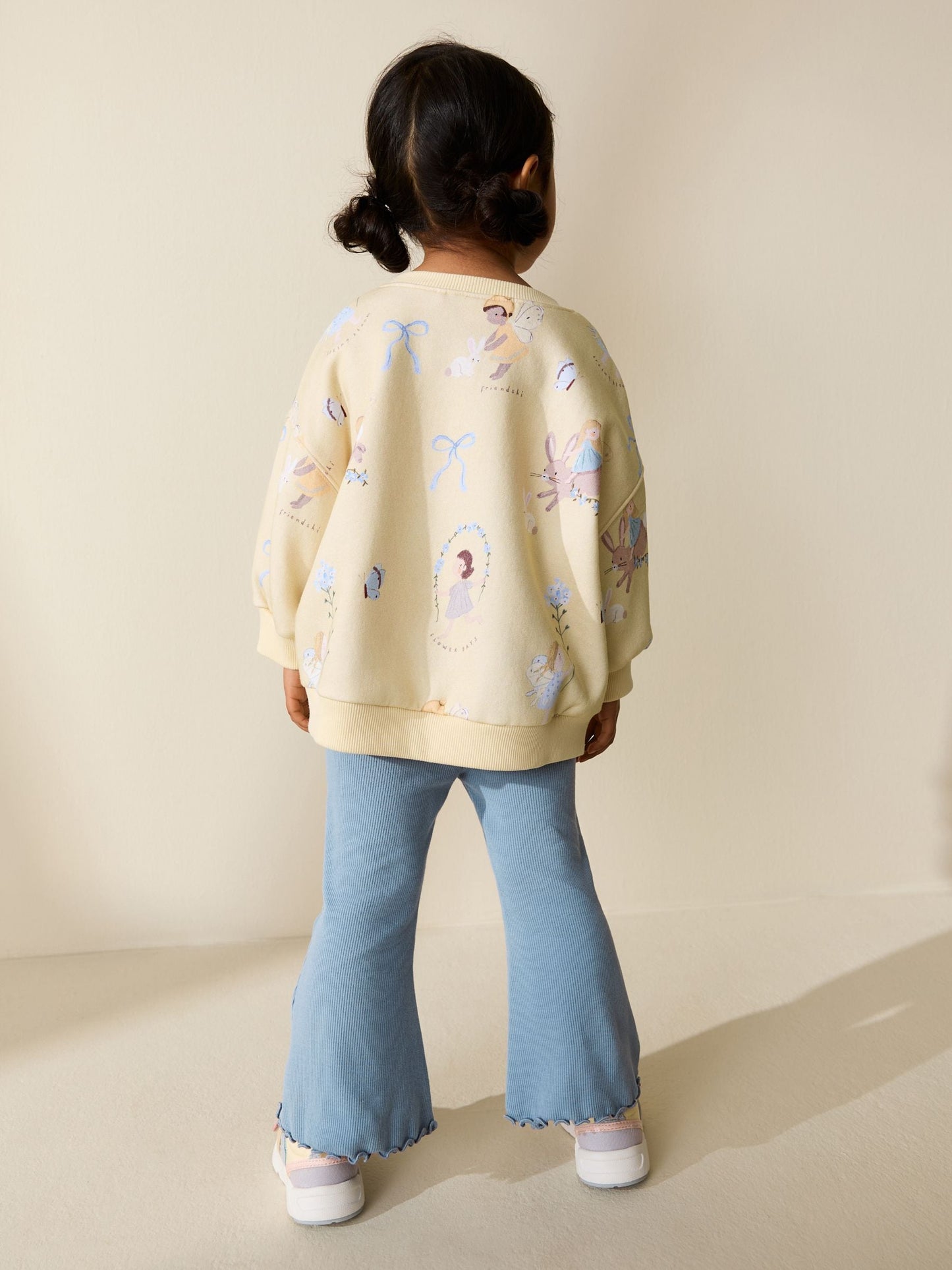 Yellow/Blue Fairy Sweatshirt & Flare Leggings Set (3mths-7yrs) image 4