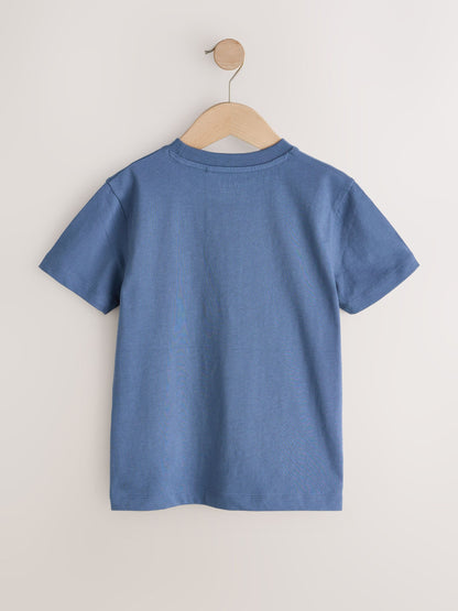 Dsiney Kidz - Mid Blue Regular Fit Short Sleeve T-Shirt (3-16yrs) image 2