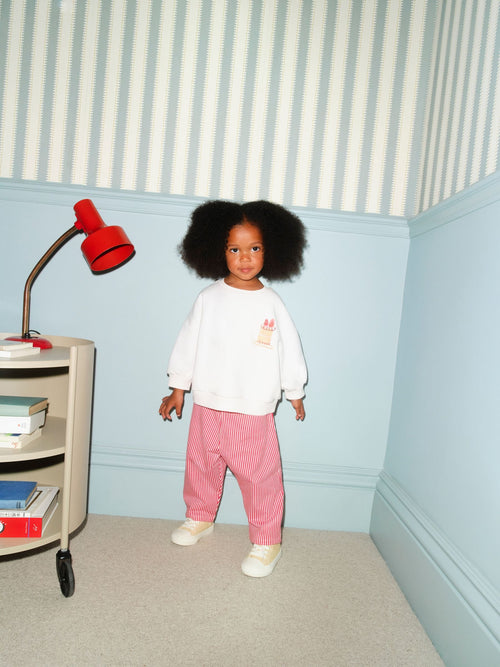 Pink Cake Sweatshirt and Barrel Leg Joggers Set (3mths-7yrs) image 1
