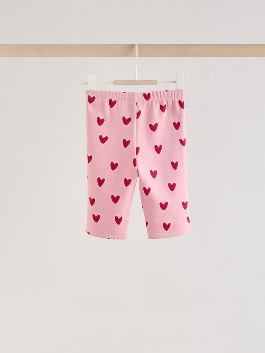 Pink Heart Top & Leggings Set 2 Piece (0mths-2yrs) image 3