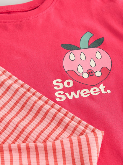 Bright Pink Long Sleeve Top and Leggings Set (3mths-7yrs) image 9