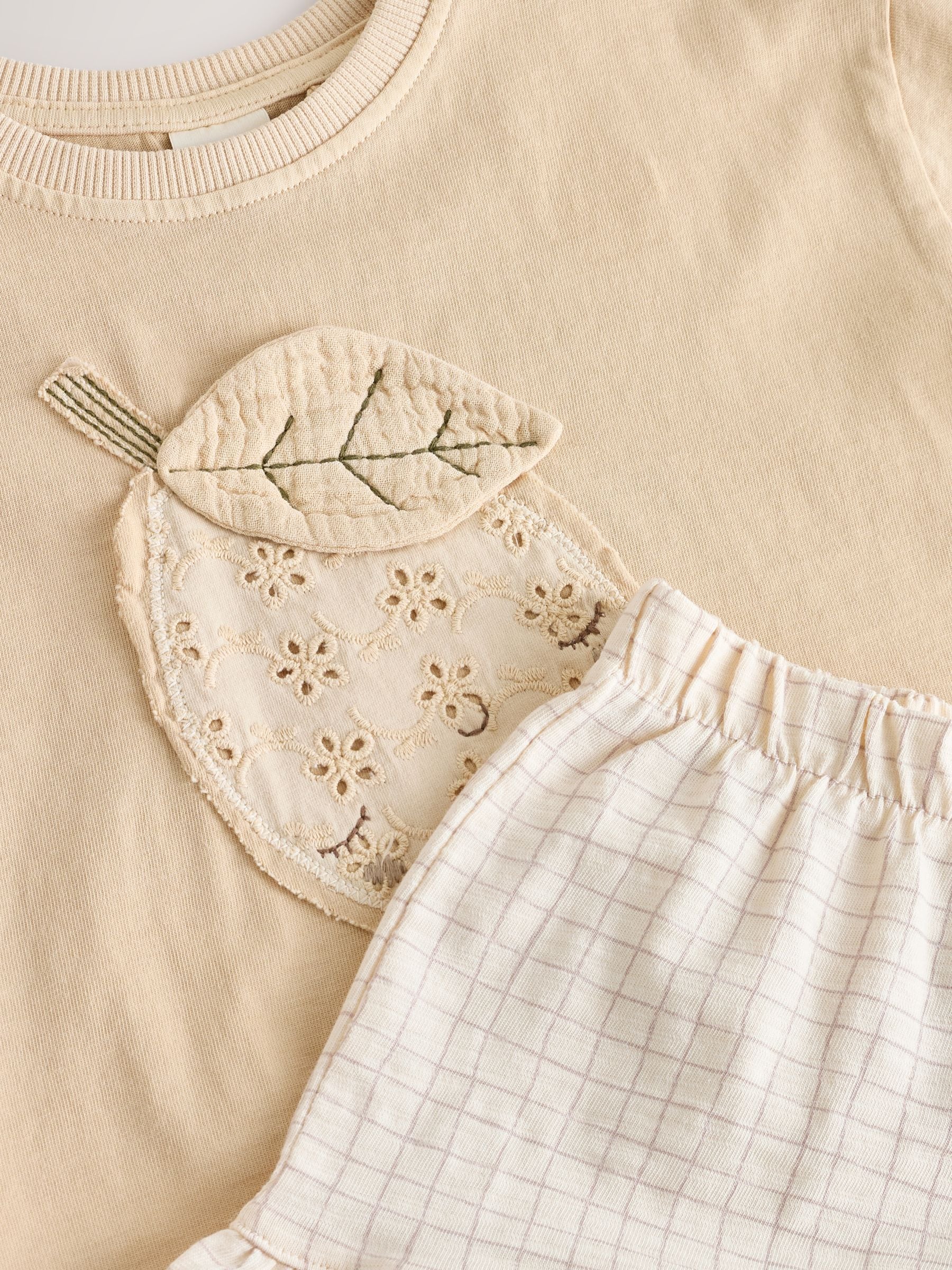 Lemon Yellow Short Sleeve T-Shirt and Shorts Set (3mths-7yrs) image 7