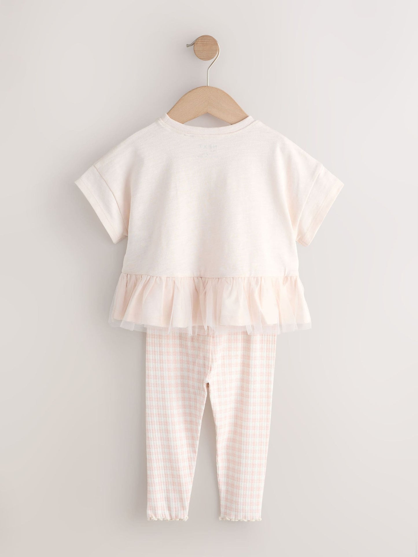 Pink Ballerina Short Sleeve Peplum T-Shirt and Leggings Set (3mths-7yrs) image 5
