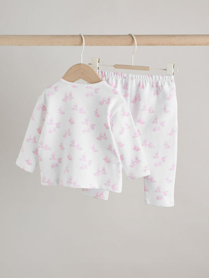 Pink Bunny Baby Long Sleeve T-Shirt And Leggings Set (0mths-2yrs) image 5