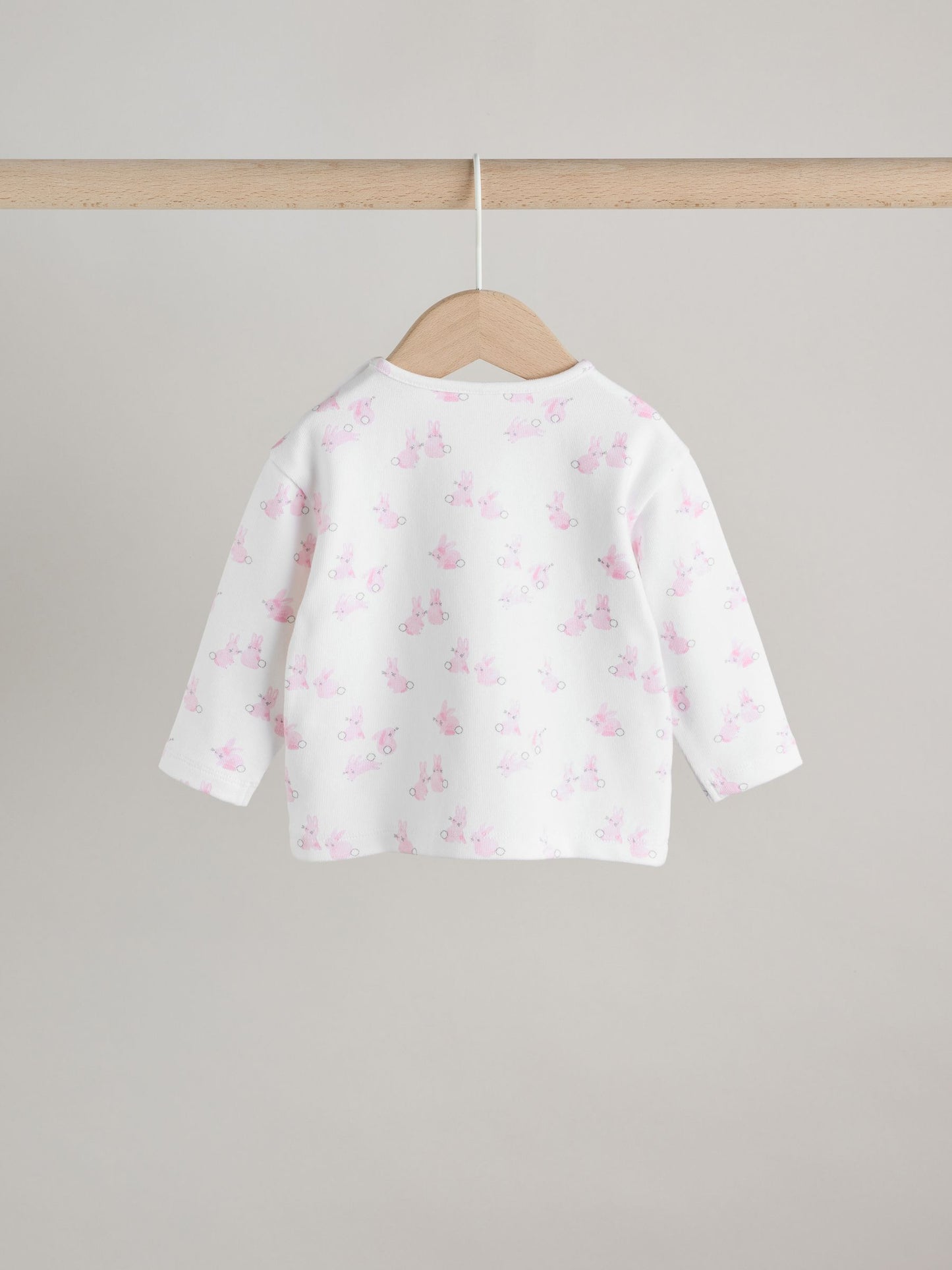 Pink Bunny Baby Long Sleeve T-Shirt And Leggings Set (0mths-2yrs) image 7