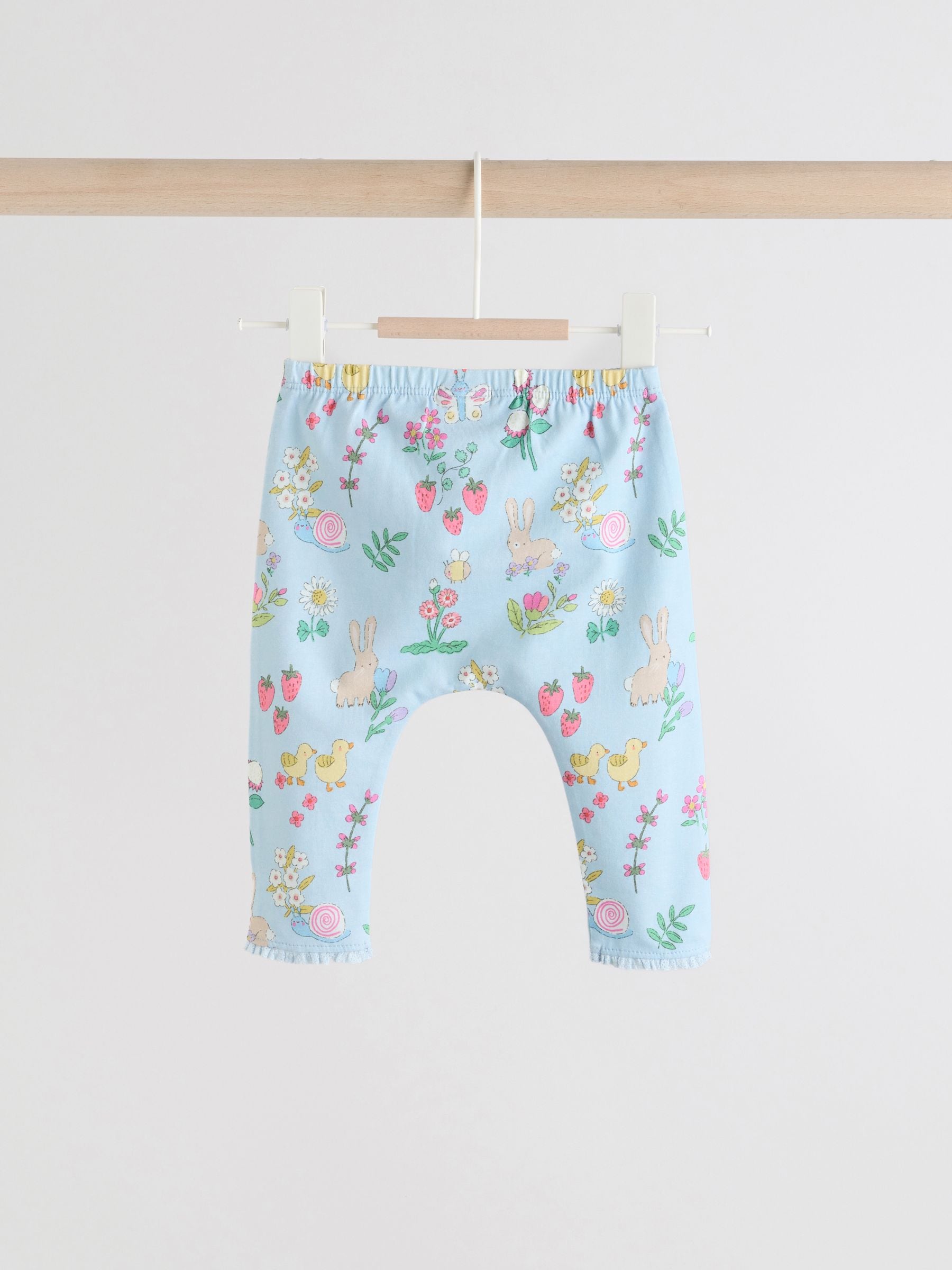 Ecru Fairy Short Sleeve Baby Top and Leggings 2 Piece Set (0mths-2yrs) image 3