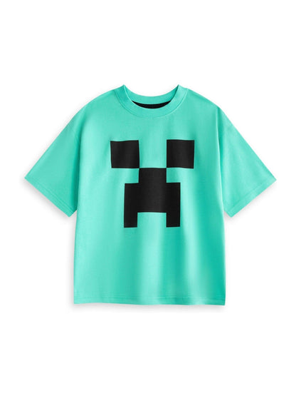 Dsiney Kidz - Vanilla Underground Blue Minecraft Short Sleeve Short Leg Pyjamas Set 2 Pack image 3
