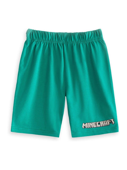 Dsiney Kidz - Vanilla Underground Blue Minecraft Short Sleeve Short Leg Pyjamas Set 2 Pack image 4
