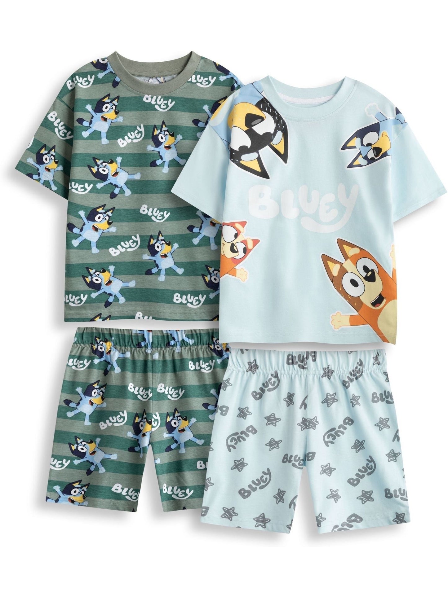 Dsiney Kidz - Vanilla Underground Blue Paw Patrol Multicoloured Multi Character Multi-Pack of 2 Short Sleeve Short Leg Pyjama Set image 2