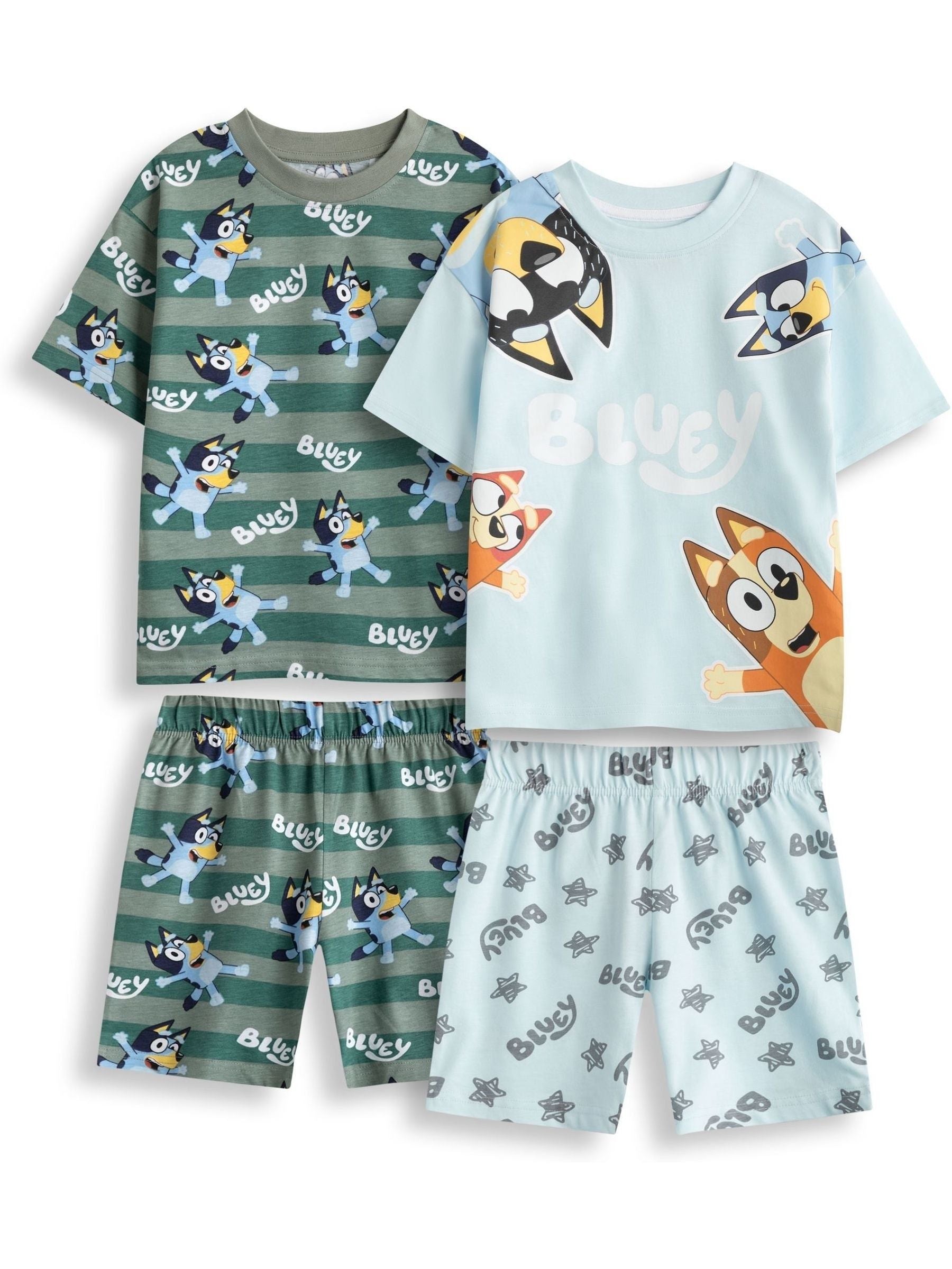 Dsiney Kidz - Vanilla Underground Blue Paw Patrol Multicoloured Multi Character Multi-Pack of 2 Short Sleeve Short Leg Pyjama Set image 2