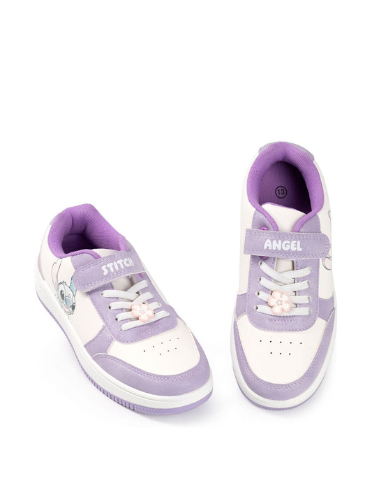 Vanilla Underground Purple Disney Lilo & Stitch Multicoloured Touch Fastening Trainers image 1