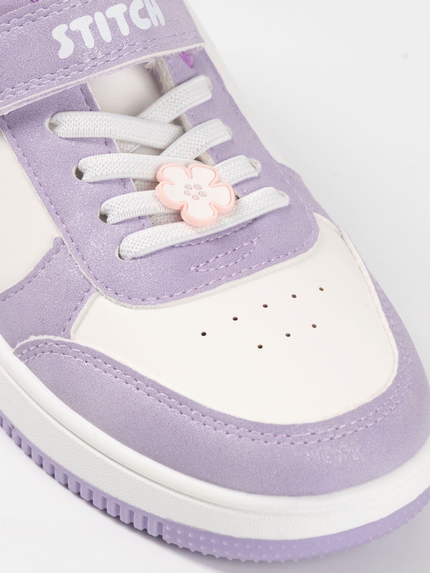 Vanilla Underground Purple Disney Lilo & Stitch Multicoloured Touch Fastening Trainers image 3