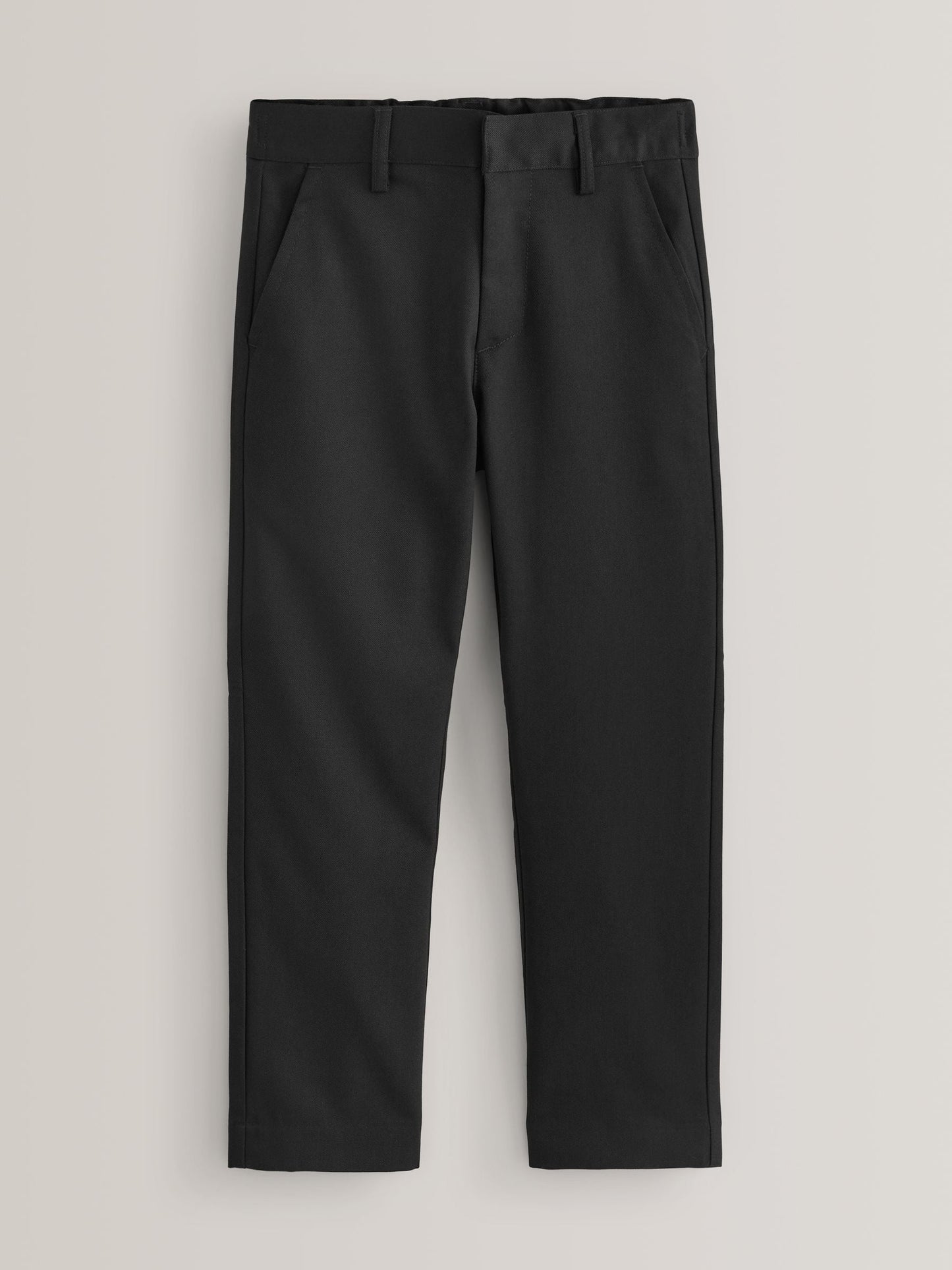 Dsiney Kidz - Black Straight Leg School Trousers 2 Pack (3-17yrs) image 2