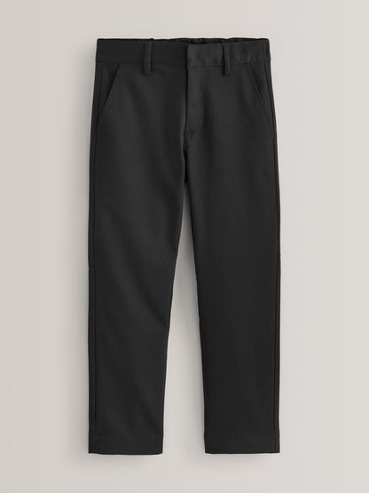 Dsiney Kidz - Black Straight Leg School Trousers 2 Pack (3-17yrs) image 2