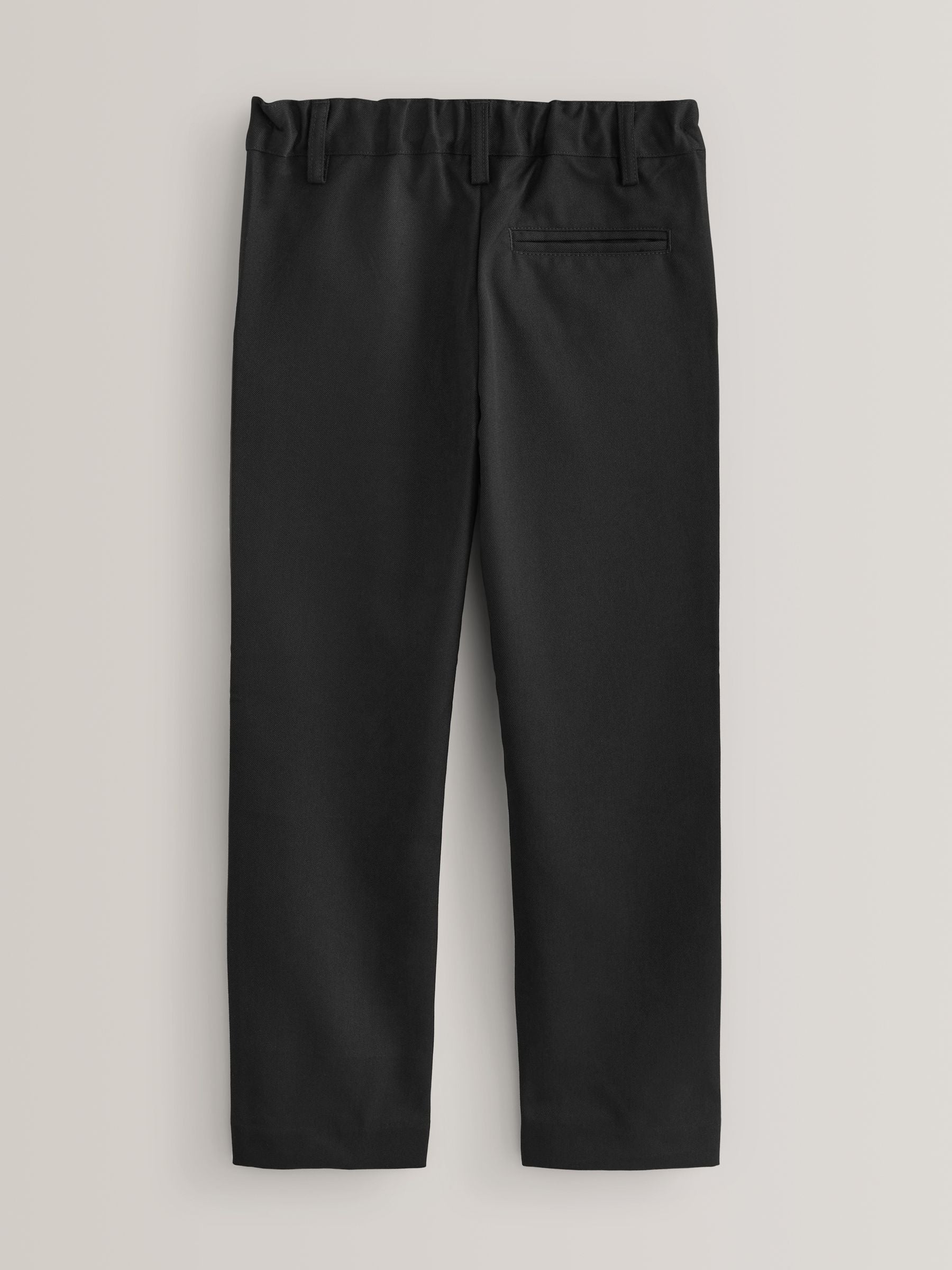 Dsiney Kidz - Black Straight Leg School Trousers 2 Pack (3-17yrs) image 3