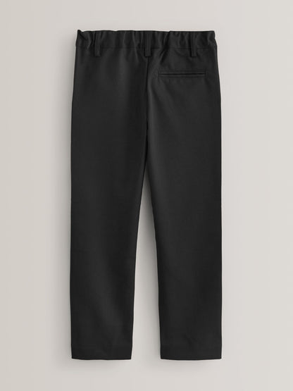 Dsiney Kidz - Black Straight Leg School Trousers 2 Pack (3-17yrs) image 3
