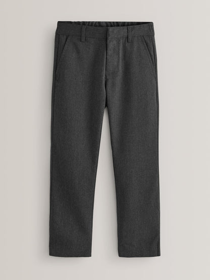 Dsiney Kidz - Grey Straight Leg School Trousers 2 Pack (3-17yrs) image 2