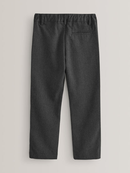 Dsiney Kidz - Grey Straight Leg School Trousers 2 Pack (3-17yrs) image 3