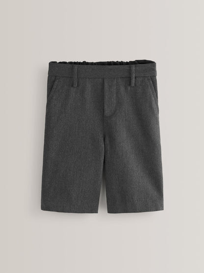Dsiney Kidz - Grey 2 Pack Flat Front School Shorts (3-14yrs) image 2