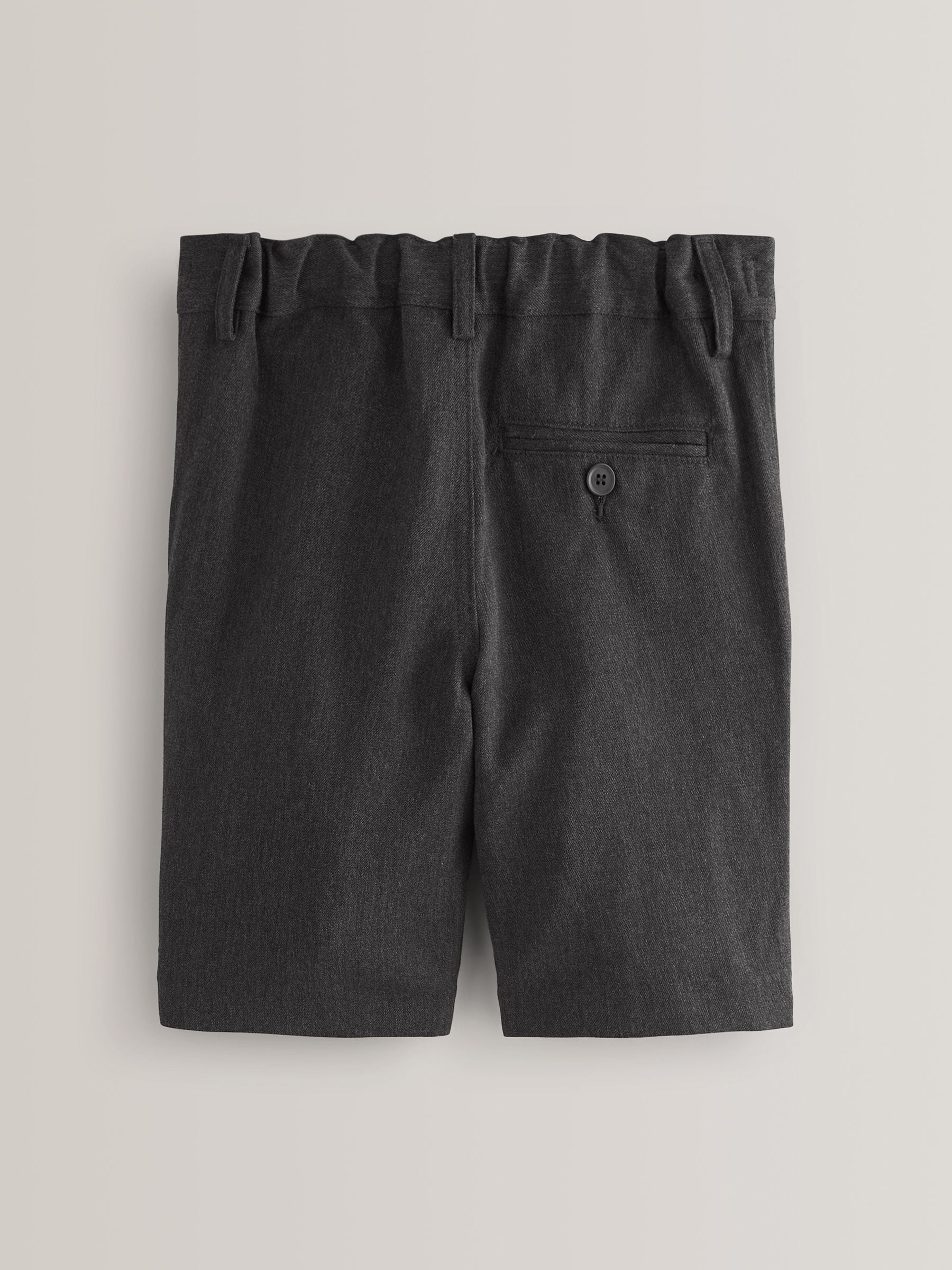 Dsiney Kidz - Grey 2 Pack Flat Front School Shorts (3-14yrs) image 3