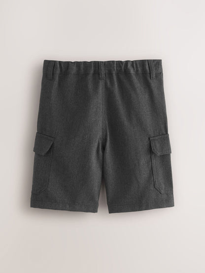 Dsiney Kidz - Grey 2 Pack School Cargo Shorts (3-14yrs) image 3