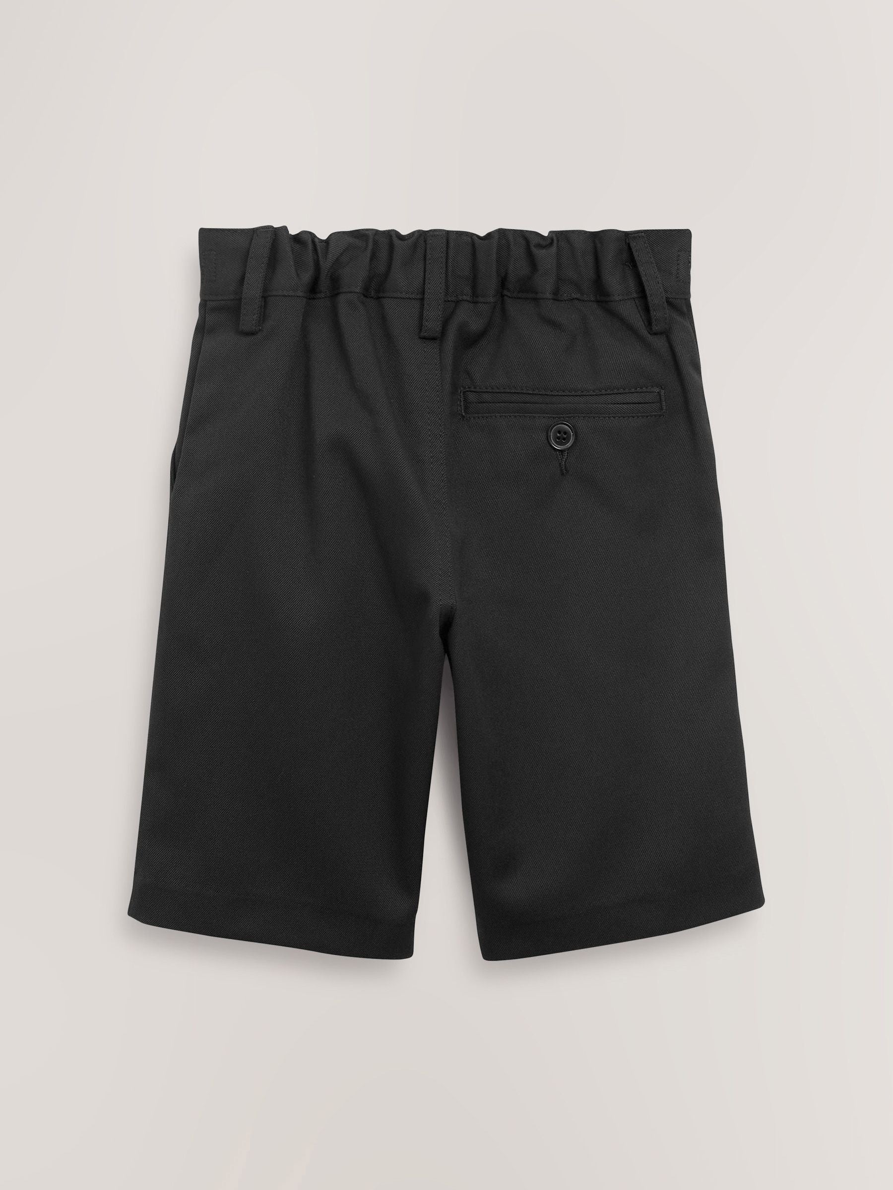 Dsiney Kidz - Black 2 Pack Flat Front School Shorts (3-14yrs) image 3