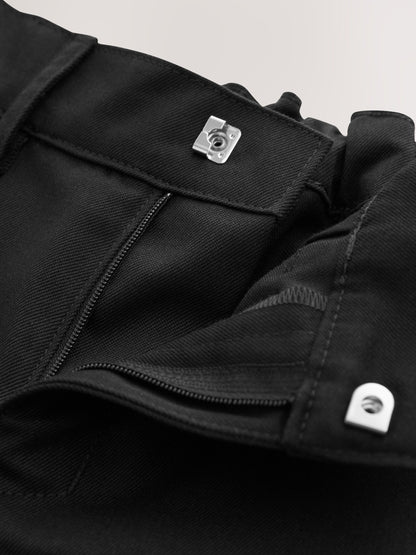 Dsiney Kidz - Black 2 Pack Flat Front School Shorts (3-14yrs) image 6