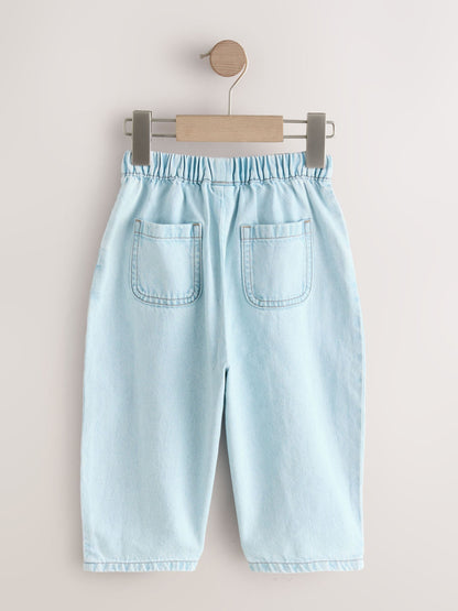 Dsiney Kidz - Light Blue Denim Pullon Barrel Jeans (3mths-7yrs) image 2