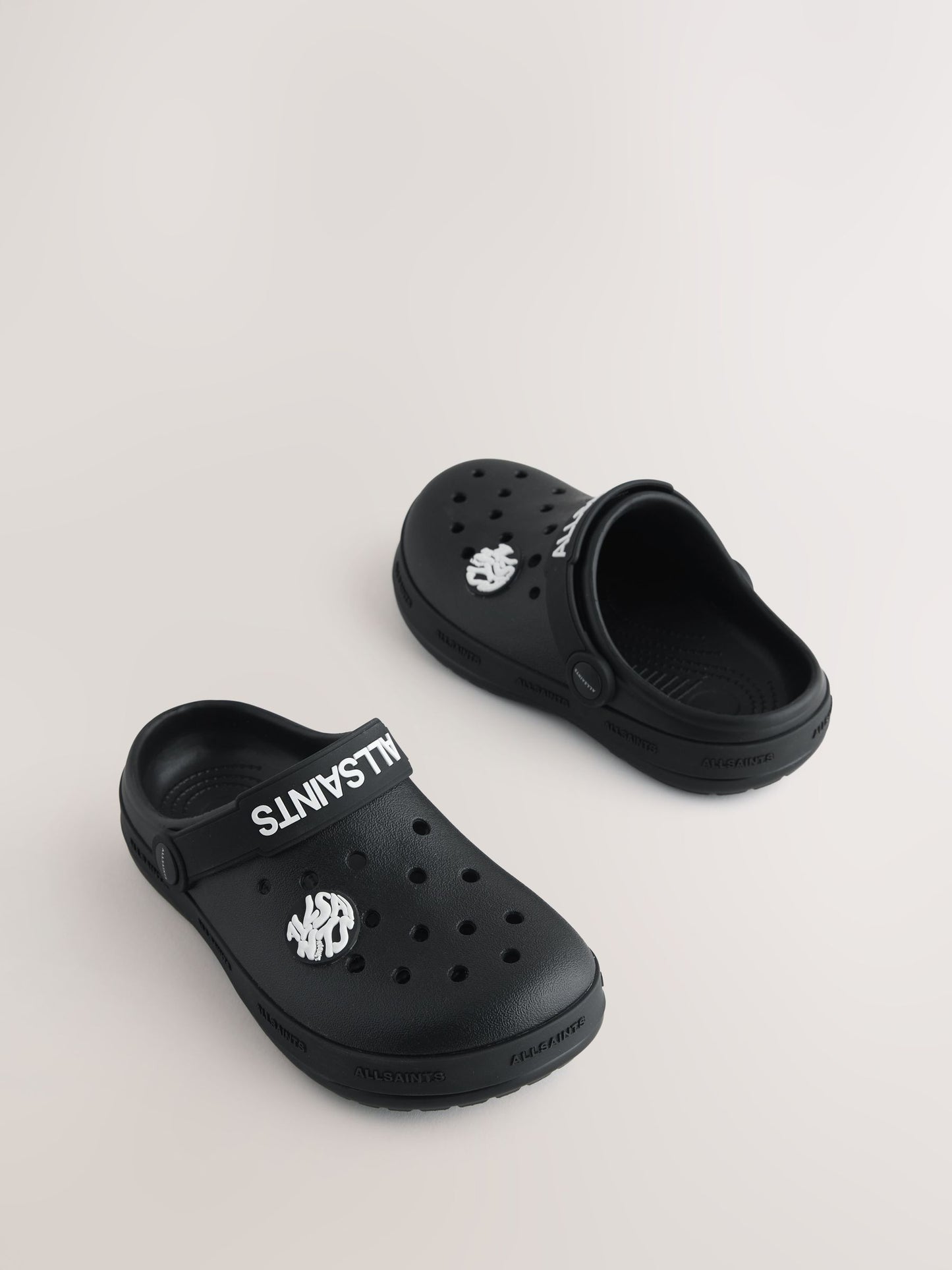 smALLSAINTS Black Clog Sandals image 1